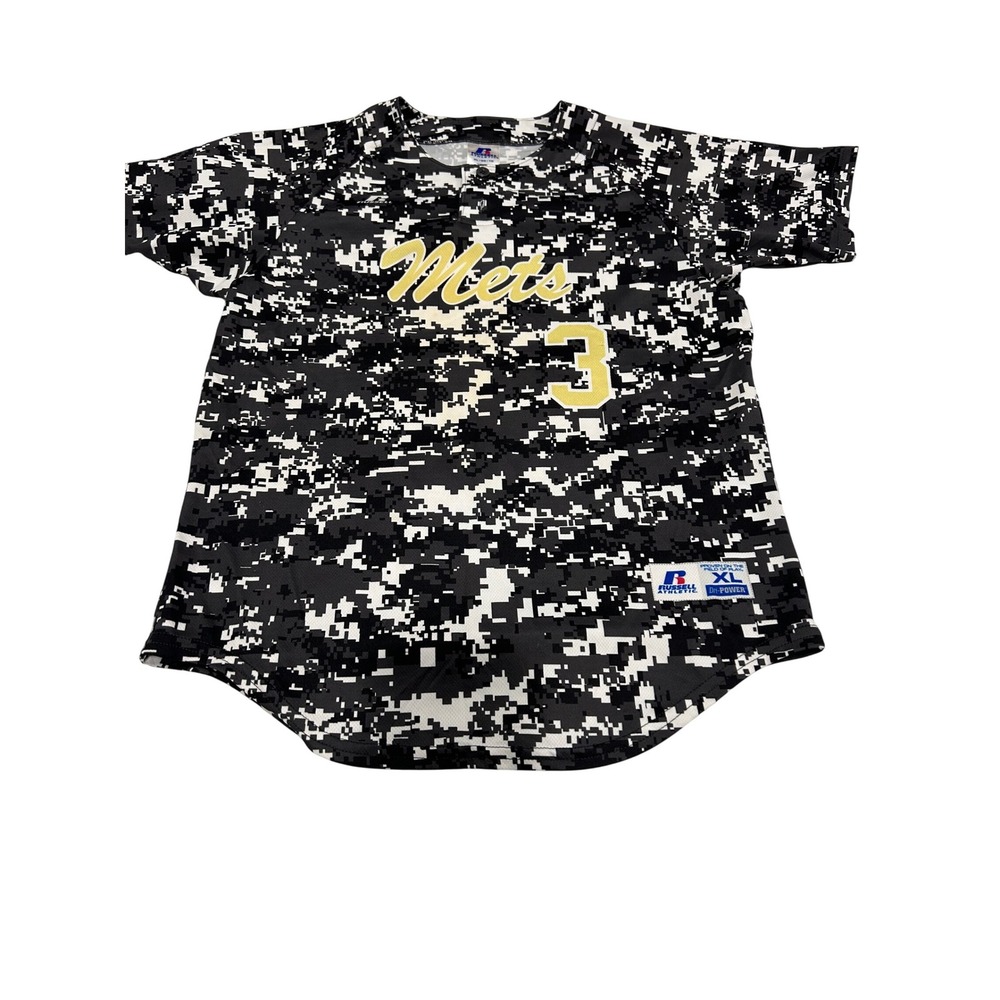 Youth‎ XL Mets Jersey Bud Harrelson #3 Russell Athletic Black Camo
(775)
